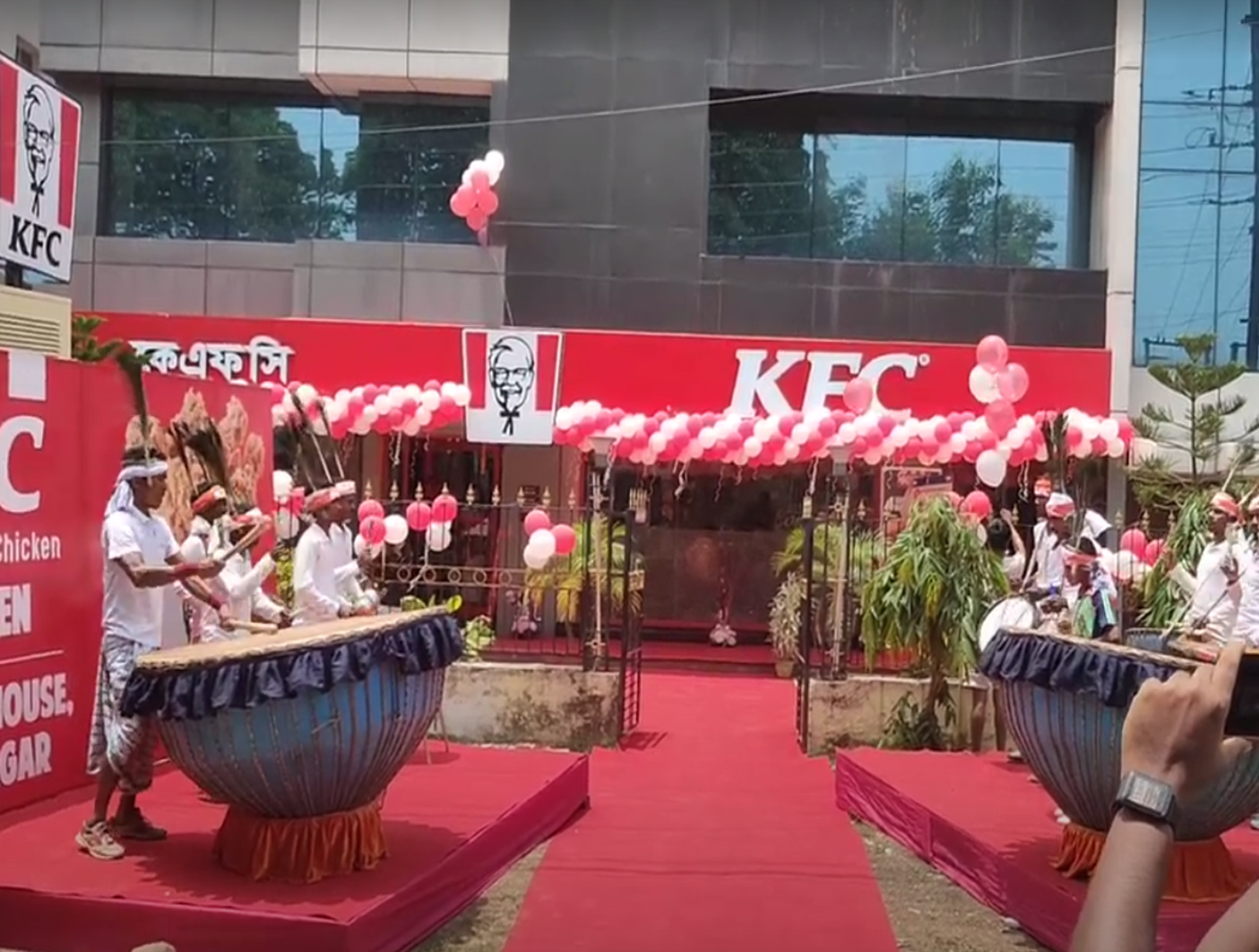 Store Launch With Decoration